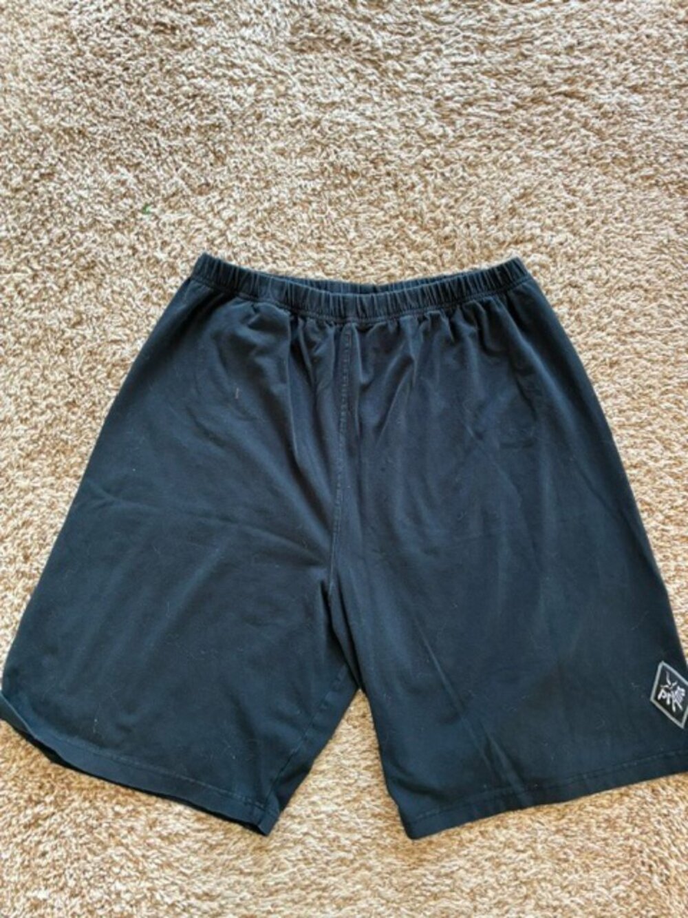 Prana men's XL elastic black streetwear shorts